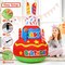 GOOSH 6.2 FT Birthday Inflatables Cake with Candle, Happy Birthday Decoration with Colorful Rotating LED Lights